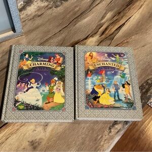 Disney Charming and Enchanted Tales Book Set - Gray and Colorful Covers